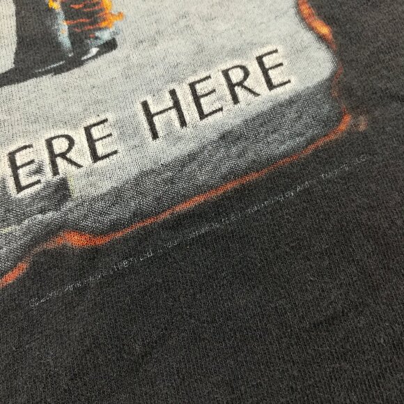 Vintage 2006 Pink Floyd Wish You Were Here T-Shirt Anvil Black Mens Medium - Picture 3 of 11